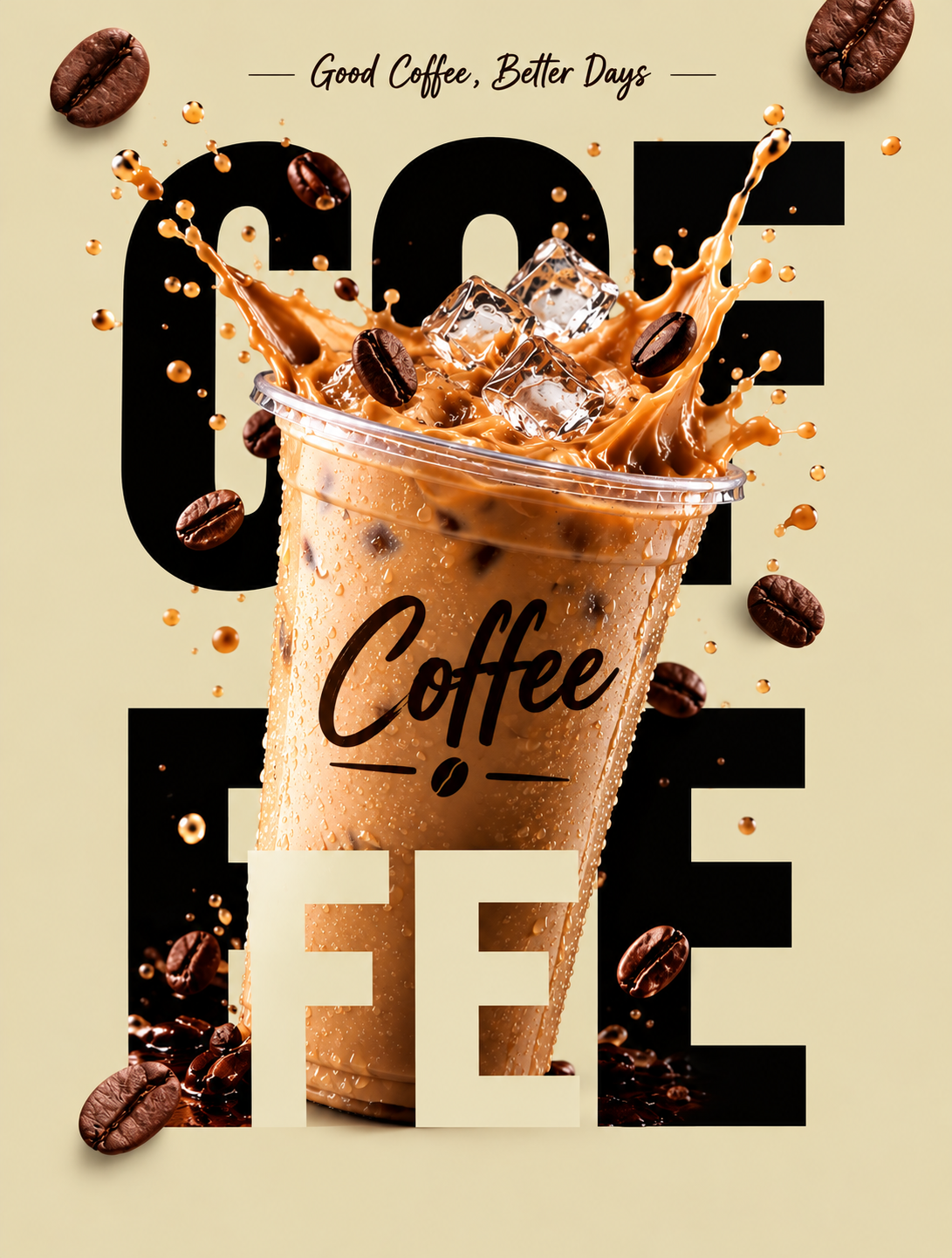 Iced Coffee Splash: Good Coffee, Better Days